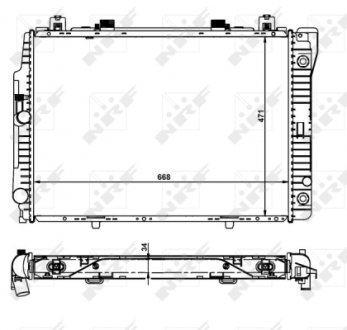 Радиатор NRF 55315