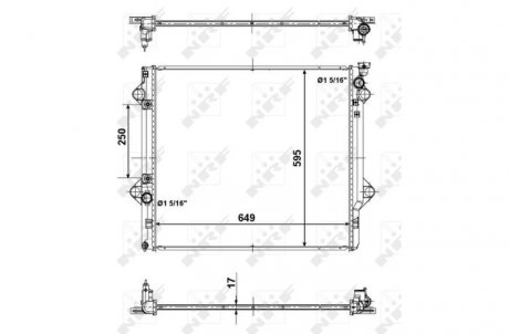 Радиатор NRF 56104