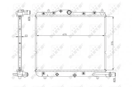 Радиатор NRF 56147