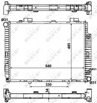 Радіатор NRF 58159