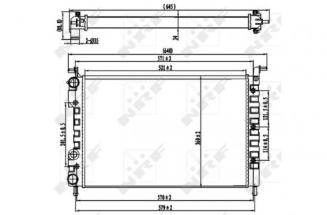 Радіатор NRF 58219