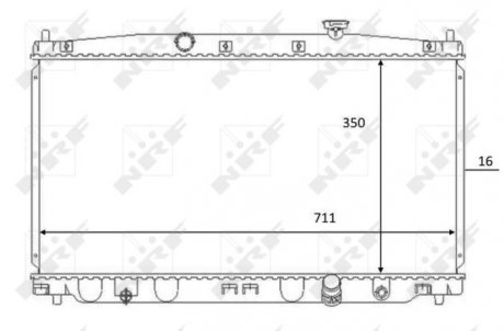 Радиатор NRF 59066