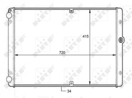 Радиатор NRF 59088