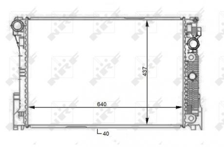 Радиатор NRF 59108
