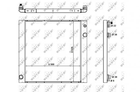 Радиатор NRF 59182