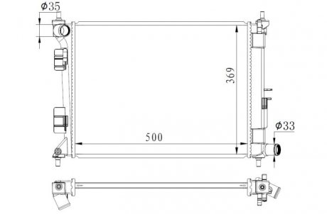 CH£ODNICA SILNIKA HYUNDAI NRF 59263