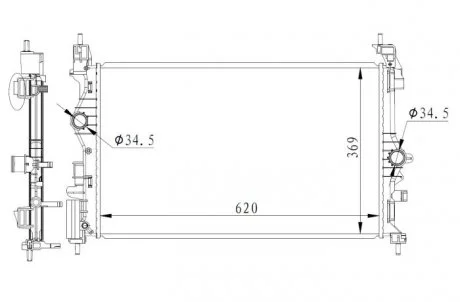 Радіатор NRF 59272