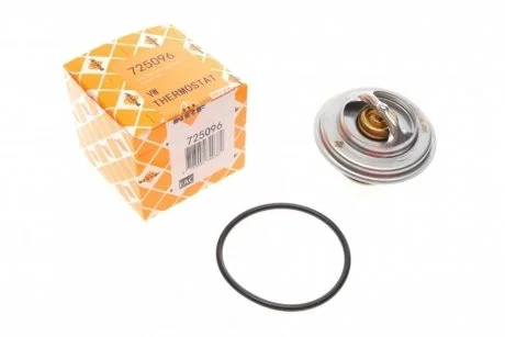 Термостат системи охолодження (87°C) VOLVO 850, 940, 940 II, 960, S70, S80 I, V70 I, V70 II, AUDI 100 C2, 100 C3, 100 C4, 200 C2, 200 C3, 80 B2, 80 B4, 90 B2, 90 B3, A6 C4, A6 C5 1.9-6.8 03.77-12.20 NRF 725096