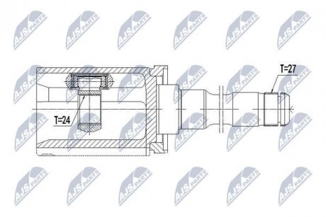 ШАРНИР РАВНЫХ УГЛОВЫХ СКОРОСТЕЙ NTY NPW-BM-064