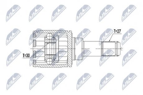 ШАРНИР РАВНЫХ УГЛОВЫХ СКОРОСТЕЙ NTY NPW-BM-066