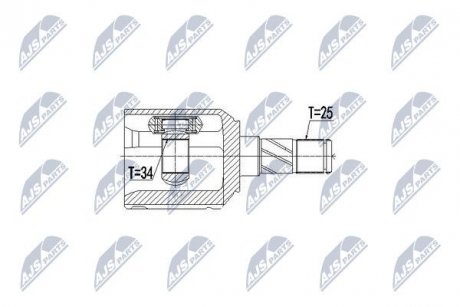 ШАРНИР РАВНЫХ УГЛОВЫХ СКОРОСТЕЙ NTY NPW-CH-039