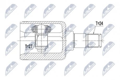 ШРКШ внутр. прав. Mercedes-Benz W211 E320CDI 4Matic 05-08 NTY NPW-ME-091