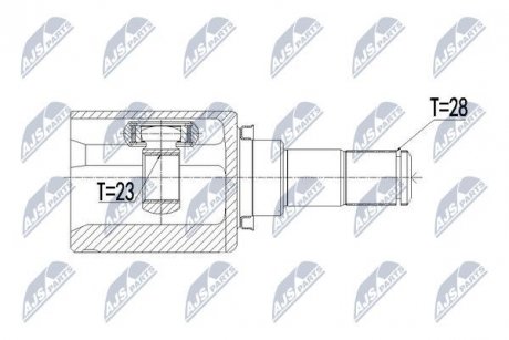 ШАРНИР РАВНЫХ УГЛОВЫХ СКОРОСТЕЙ NTY NPW-MZ-055