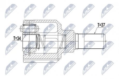 ШАРНИР РАВНЫХ УГЛОВЫХ СКОРОСТЕЙ NTY NPW-PE-040