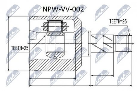 ШРКШ NTY NPWVV002 (фото 1)