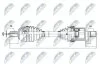 ПІВВІСЬ | VOLVO S80 2.5T 2007-2013 AT LH VOLVO S60 II D3/D4/D5 10-15, S80 II D5, 2.5T 07-, V60 D3/D5 10-16, V70 III D3/D4 10-15 /ЛІВ, ATM/ NTY NPWVV023 (фото 1)