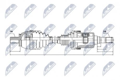 Піввісь NTY NPWVV033 (фото 1)