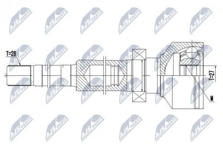 ШАРНИР РАВНЫХ УГЛОВЫХ СКОРОСТЕЙ NTY NPW-VV-099