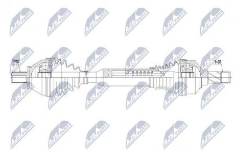 Піввісь NTY NPWVV103 (фото 1)