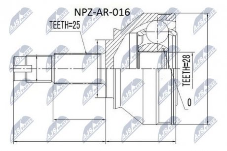 ШРКШ NTY NPZAR016