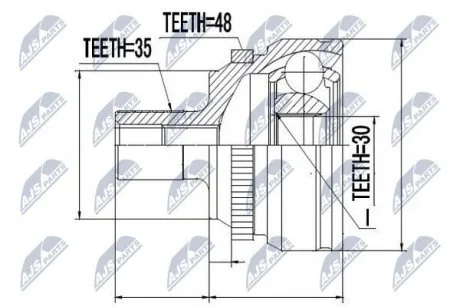 Шрус NTY NPZ-ME-001