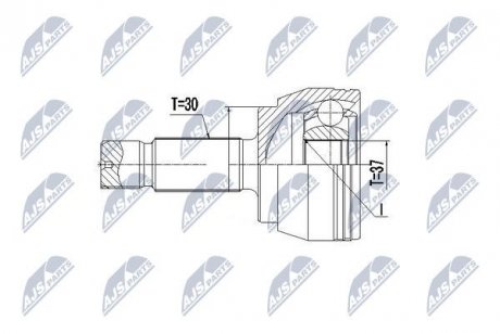 ШАРНИР РАВНЫХ УГЛОВЫХ СКОРОСТЕЙ NTY NPZ-ME-025