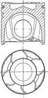 Поршень NURAL 8713650065