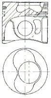 Поршень NURAL 8713950020