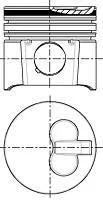 Поршень з кільцями PSA 83,00 1,9D XUD9 NURAL 8715200010