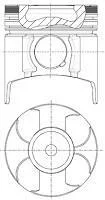 Поршень NURAL 8730760740