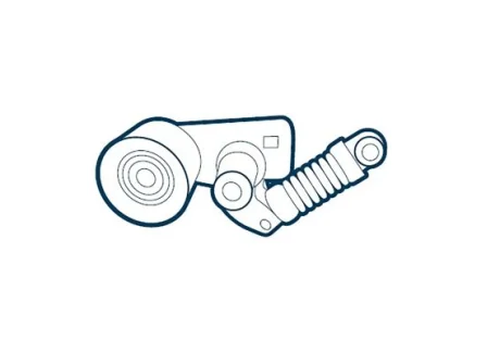 Натягувач поліклинового ременя MERCEDES ACTROS, ACTROS MP2 / MP3, ATEGO, ATEGO 2, AXOR, AXOR 2, CITARO (O 530), CITO (O 520), CONECTO (O 345), ECONIC, LK/LN2, MK, OH M902.900-OM942.911 OE GERMANY 012050900002