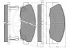 Гальмівні колодки, дискове гальмо (набір) Optimal 9653 (фото 2)