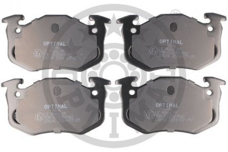 Колодки гальмівні (передні) Renault Twingo 96-07 Optimal BP09896