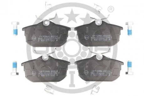 Гальмівні колодки дискові Optimal BP10208