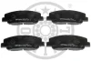 Гальмівні колодки дискові Optimal BP-12425 (фото 1)