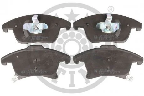 Комплект гальмівних колодок Optimal BP12636