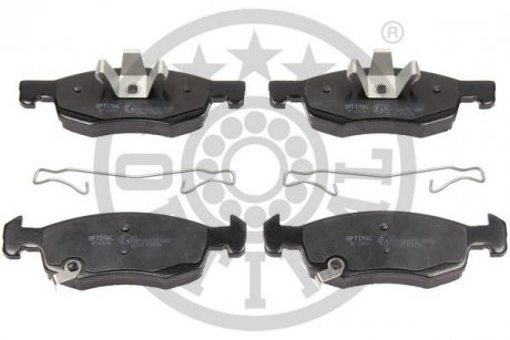 KLOCKI HAMULCOWE OPEL CORSA E (X15), CORSA E VAN (X15). VAUXHALL CORSA MK IV (E) (X15), CORS 14> PRZOD SZT Optimal BP12696