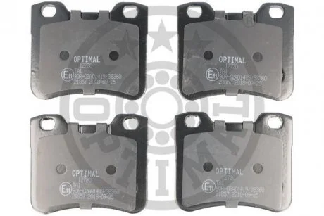 Гальмівні колодки дискові Optimal BP12720