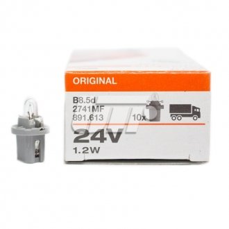 Автолампа Original BAX B8,5d 1,2 W прозрачная OSRAM 2741MF