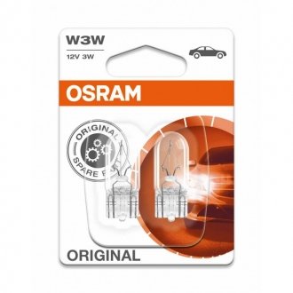 Автолампа Original W3W W2,1x9,5d 3 W прозрачная OSRAM 282102B