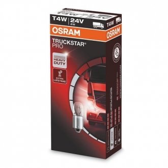 Автолампа Truckstar Pro T4W BA9s 4 W прозрачная OSRAM 3930TSP