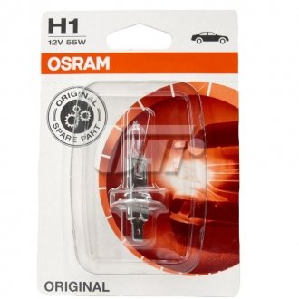 Автолампа (H1 12V 55W P14.5S) OSRAM 64150-01BUVS (фото 1)