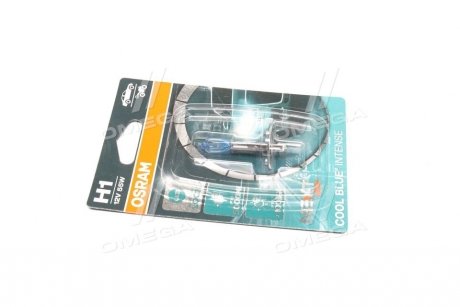 Лампа фарна H1 12V 55W P14, 5sCOOL BLUE INTENSE Next (1 шт) OSRAM 64150CBN01B (фото 1)