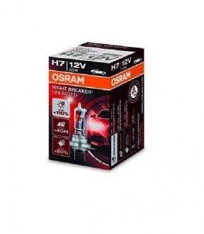 Лампа H7 12V 55W PX26D BLI NIGHT BREAKER UNLIMITED OSRAM 64210NBU (фото 1)