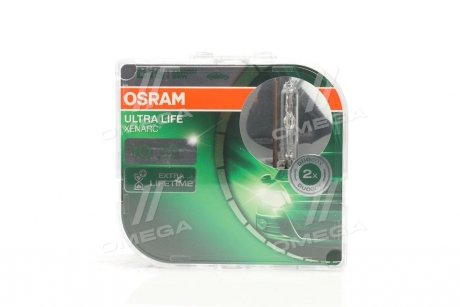 Лампа ксенонова D1S XENARC ULTRALIFE 85В, 35Вт, PK32d-2 (компл) OSRAM 66140ULTDUO (фото 1)