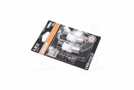 Фото лампа світлодіодна PY21W LED 12V 1W BAU15S LEDriving SL (blister 2шт) OSRAM 7507DYP02B Лампа світлодіодна PY21W LED 12V 1W BAU15S LEDriving SL (blister 2шт) OSRAM 7507DYP02B