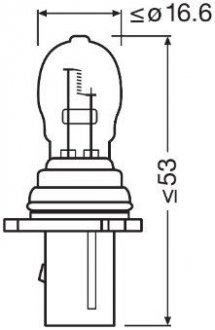 Автомобільна лампа 1шт. OSRAM 828