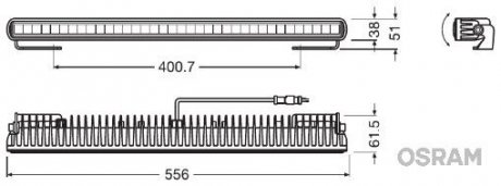 Фара денного світла OSRAM LEDDL107-SP