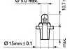 Автолампа Standard BAX BAX8,3s/1,35 1,2 W прозрачная PHILIPS 13597CP (фото 3)