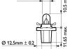 Автолампа Standard B8,5d/2 1,2 W PHILIPS 13598CP (фото 3)
